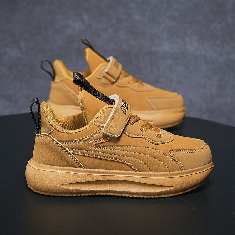 

Детская мода, низкие дышащие туфли для скейтбординга, детские студенческие спортивные повседневные кроссовки для бега для мальчиков и девочек, удобные спортивные кроссовки 29 пшеничный