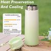 500ml 304 Stainless Steel Vacuum Portable Tumbler  Thermos Insulated Thermal Insulation Colorful Water Cup Outdoor Water Bottle
