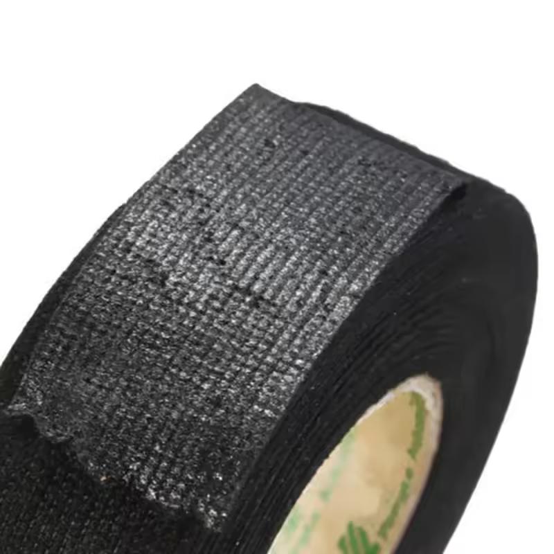 25MM*15M Auto Car Flannel Flannelette Adhesive Tape Wiring Harness Anti Rattle Self Adhesive Felt Tape Auto Repair Tools