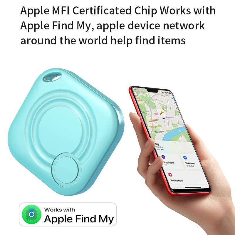 Smart Bluetooth GPS Tracker Works with Find My APP Anti Lose Reminder Device for Iphone Replacement Locator MFI Rated