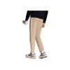 FILA Solid Color Straight Leg Knitted Casual Pants Men bottoms Mud-Khaki A11M341615F-DK
