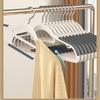 Coat Racks Non-slip Thicker Models of Non-marking Household Hanging Rotatable Multifunctional Wide Shoulders Plastic Wet and Dry Clothes Support