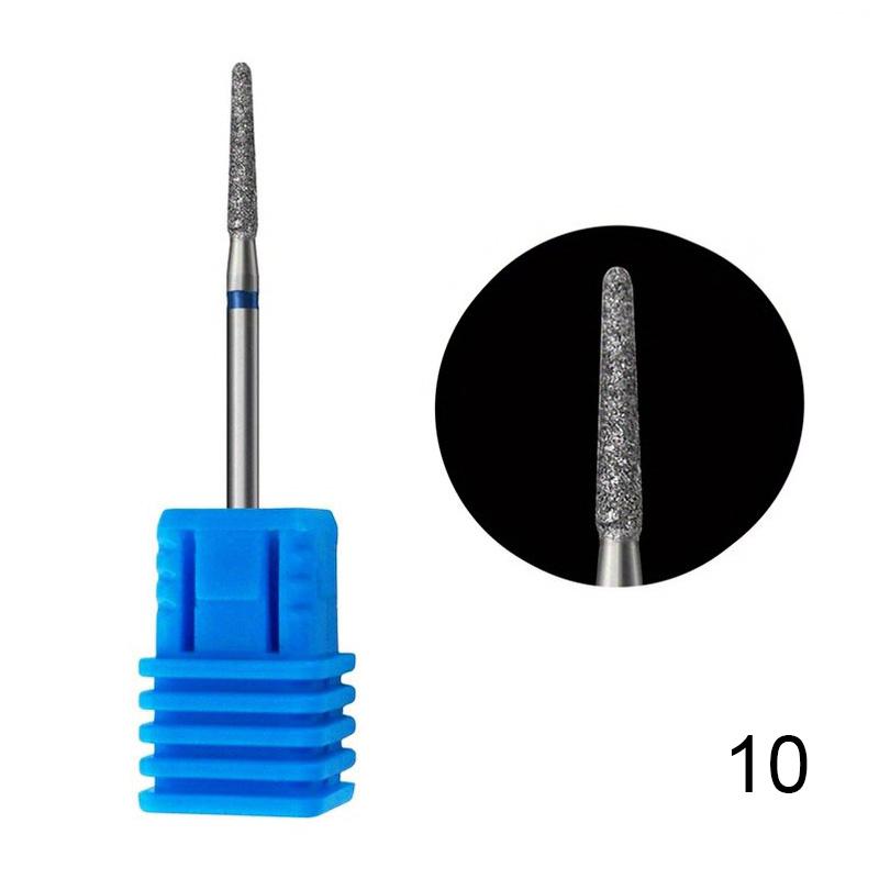 Diamond Milling Cutter Nail Drill Bits Set For Manicure Accessory Pedicure Eletric Machine Nail Bit Brush Burr Tool