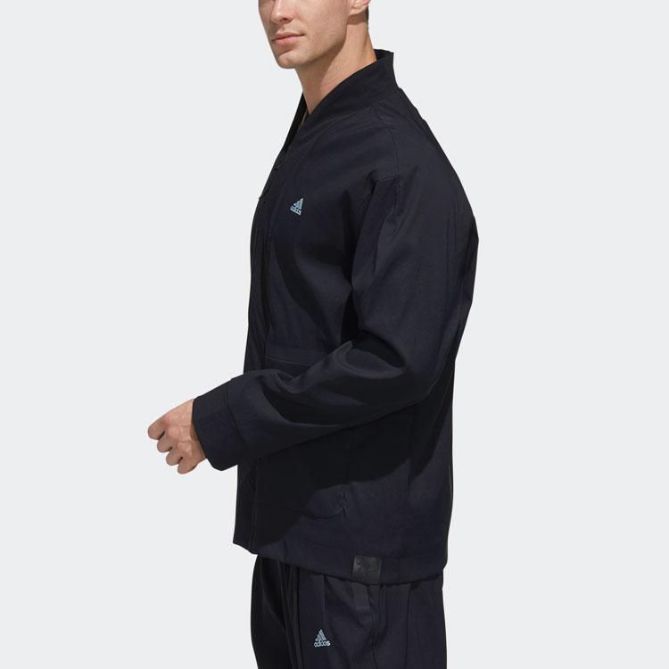 Adidas Athletic Fit Solid Jacket Men Jacket Black FM9360