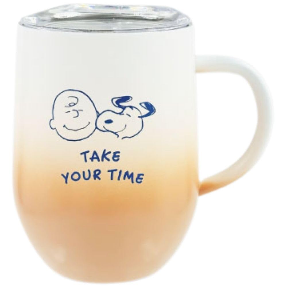 Marimo Craft Gradient Lidded Stainless Steel Mug Snoopy 79×H111mm SPCQ-515