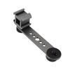 Triple Cold Shoe Extension Bracket Aluminium Alloy Microphone Stand Mount Adapter for Tripod Monopod Stabilizer