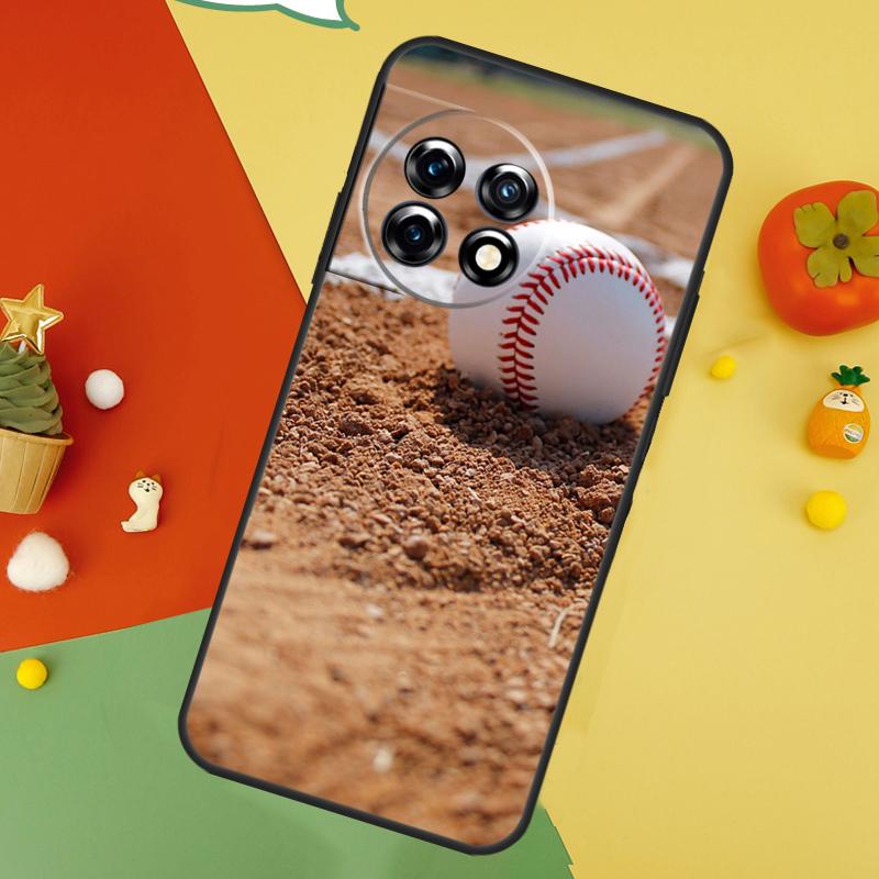 Baseball Case For OnePlus 15 12 12R 13T 13R 13 11 9 10 Pro 10T 8T Nord 5 CE 2 3 4 Lite N20 N30 Cover