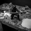 Soldier Pen Holder 3D Printed Desktop Organizer Cool Figure Statue Personalized Pen Stand For Desk Decor Collection Gifts