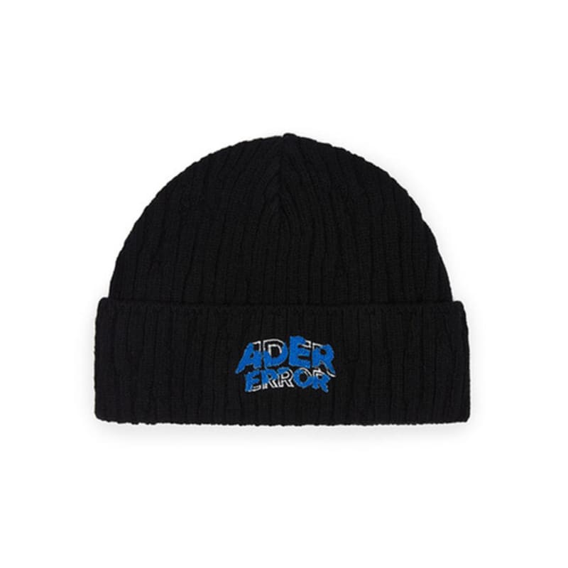 

Шапка бини с лого ADERERROR Edca Noir one