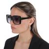 Tom Ford Yvonne Smoke Gradient Butterfly Ladies Sunglasses Ft1117 01b 63
