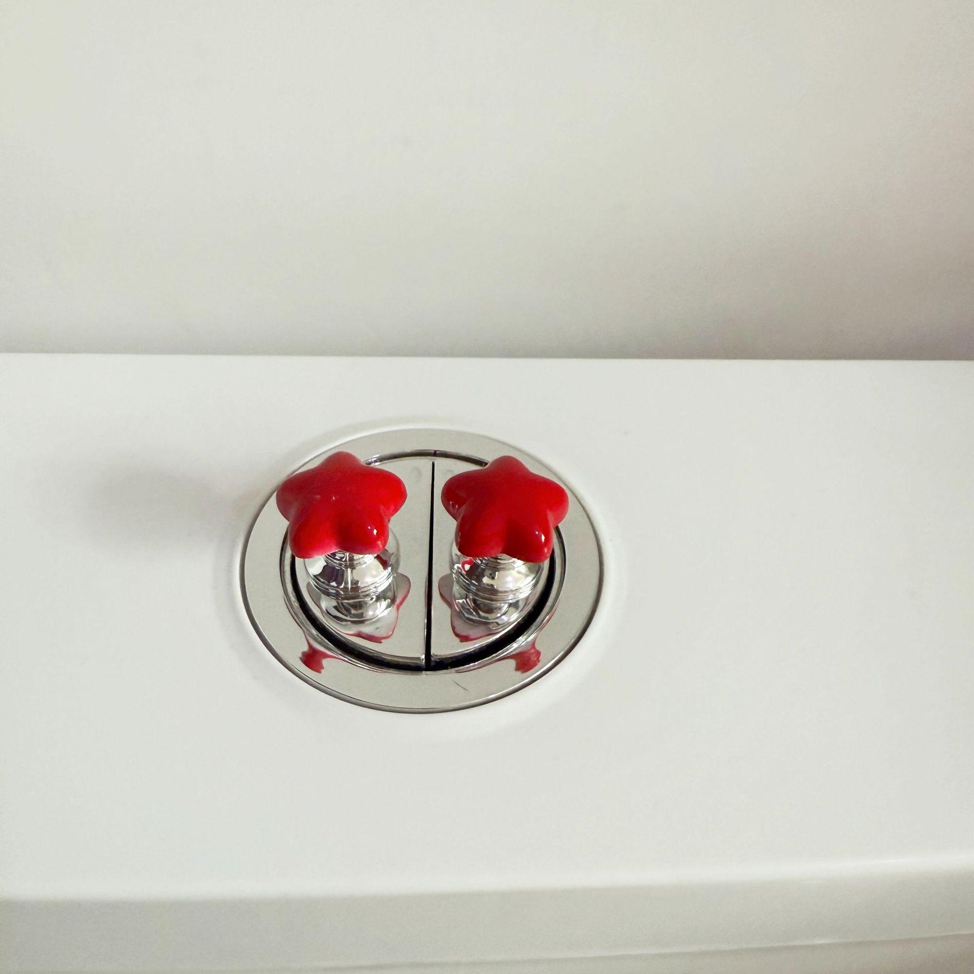 

2025 Tomato Toilet Press Button Lid Lifter for Nail Art