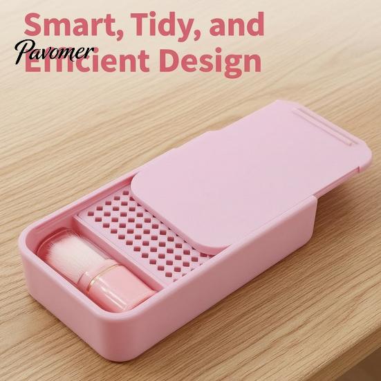 Pottery Anti-stick Tools Cornstarch Tapper Box for Polymer Clay, Powder Container with Clay Tool Case Removable Filter & Brush, Cutter Crafting