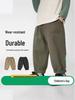 Boys' Cotton Cargo Pants - Spring/Autumn Korean Style Long Casual Trousers for Kids
