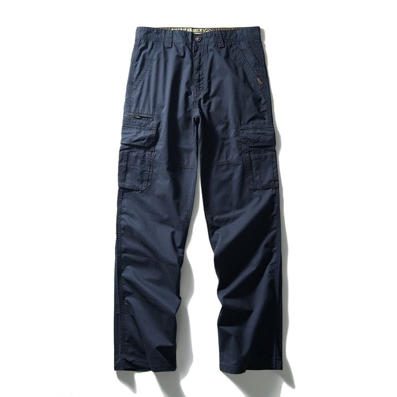 American Retro Cotton Overalls Men's Spring and Autumn Multi-Pocket Straight-leg Tough Guy Pants Export Men's Pants Casual Pants