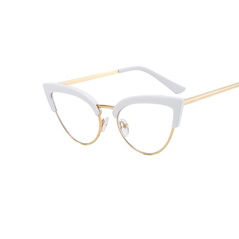 Sexy Cat Eye Brillengestelle Damen Blaulichtblockierende optische Brillen für Damen Trendy Computerbrille