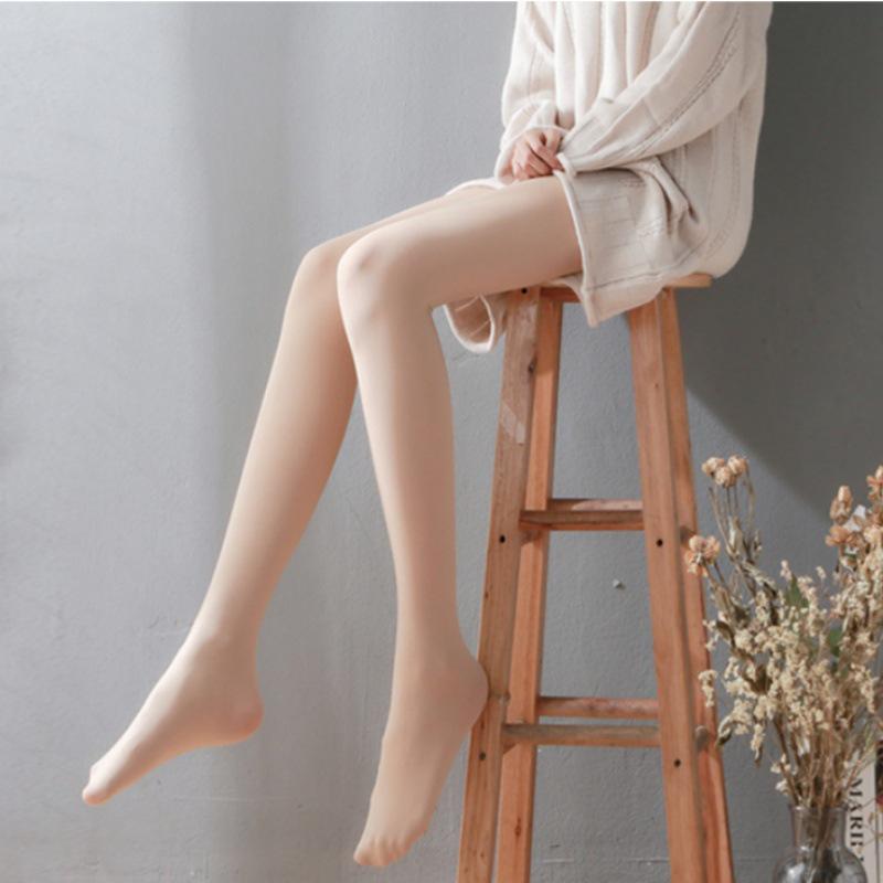 Song Hye-kyo Weinrot Matte Formende Strumpfhose – Mikro-Kompression, Blickdicht, Leggings für Frühling/Herbst