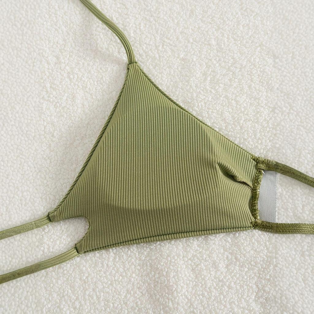 Damen Split Bikini Badeanzug Sport Badeanzug