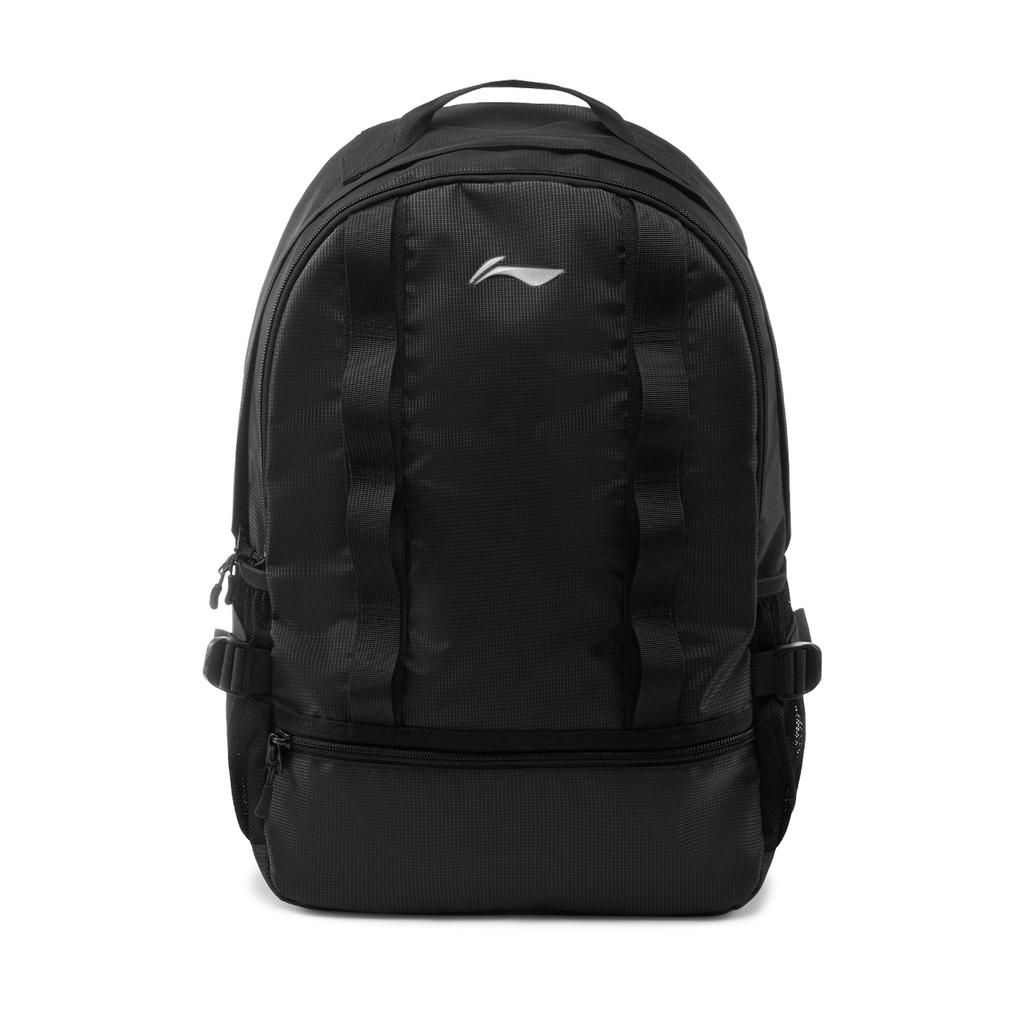 Li Ning Fitness Series Polyamide Backpack Unisex Black ABSU527-1