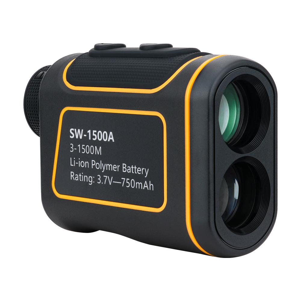 SNDWAY Laser Distance Meter 600m/1000m/1500m Telescope Laser Rangefinder Roulette for Hunting Golf 7X Monocular Distance Measure