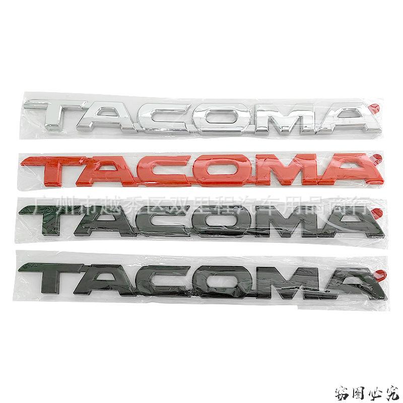 Applicable To Tantu Logo TACOMA Toyota Pickup Truck Label Takuma Modified Rear ABS Car Side Label