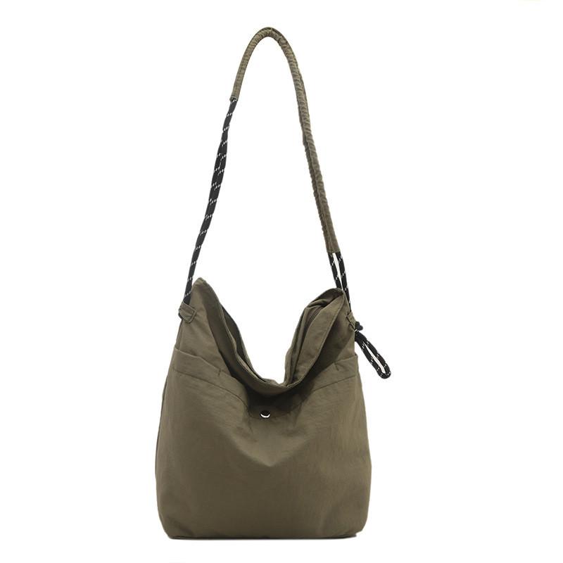 

Modern Women s Tote Bag In Versatile Colors 2024 Soft Nylon Commuter Bag With Phone Pocket зелений