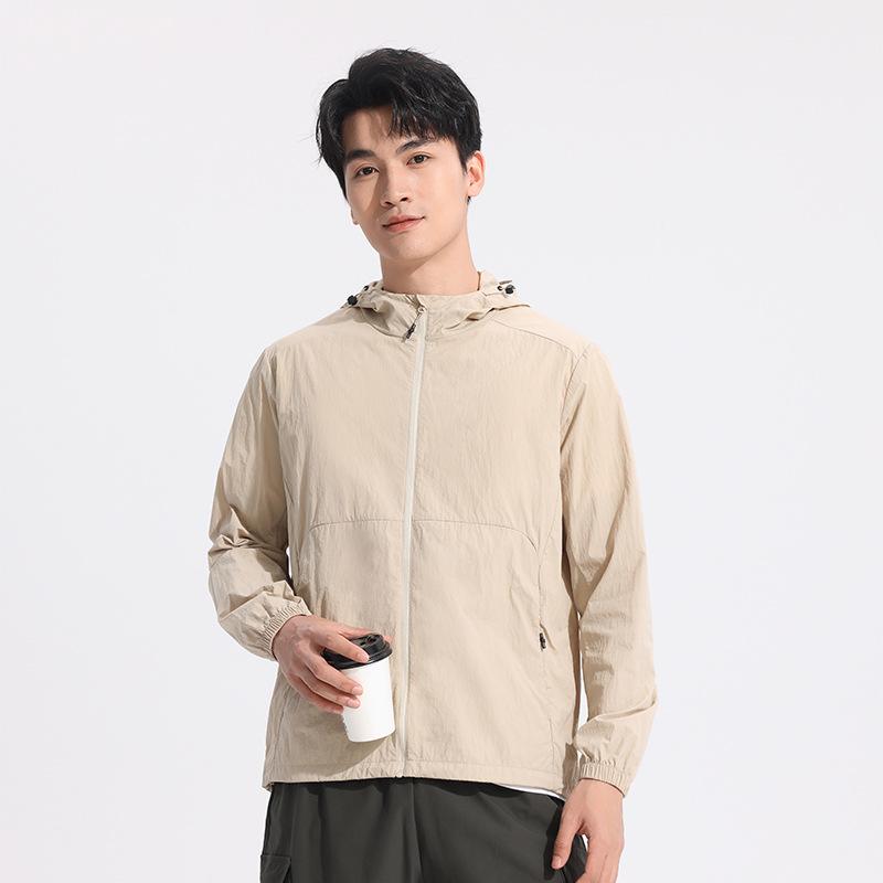 Spring and summer new anti-splashing technology sunscreen clothing women's UV protection UPF10 + original yarn light sports couple jacket
