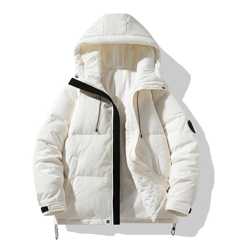 

Warm couple coat dopamine popular new winter white duck down jacket fashion versatile thickened men M