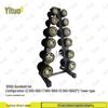 Yituo Commercial Coated Steel Dumbbell Set with Rack