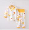 Baby Cotton Grade A Two Piece Pajamas Children Autumn Underwear Set Infant Home Wear Sleepwear