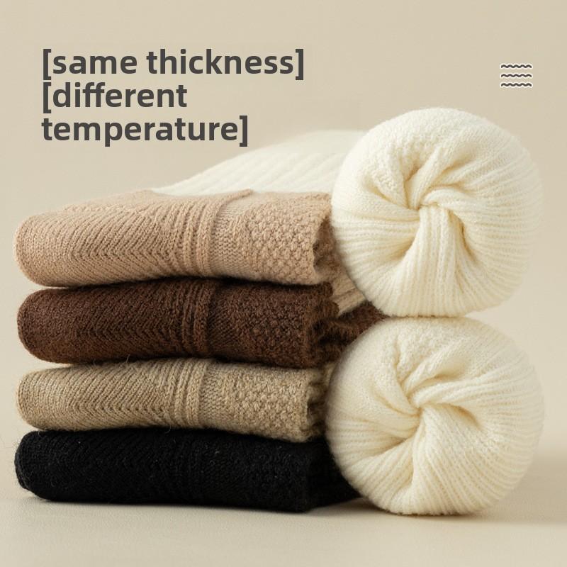 5 Pairs of Women Winter Warm Anti Pilling Tube Stack Socks