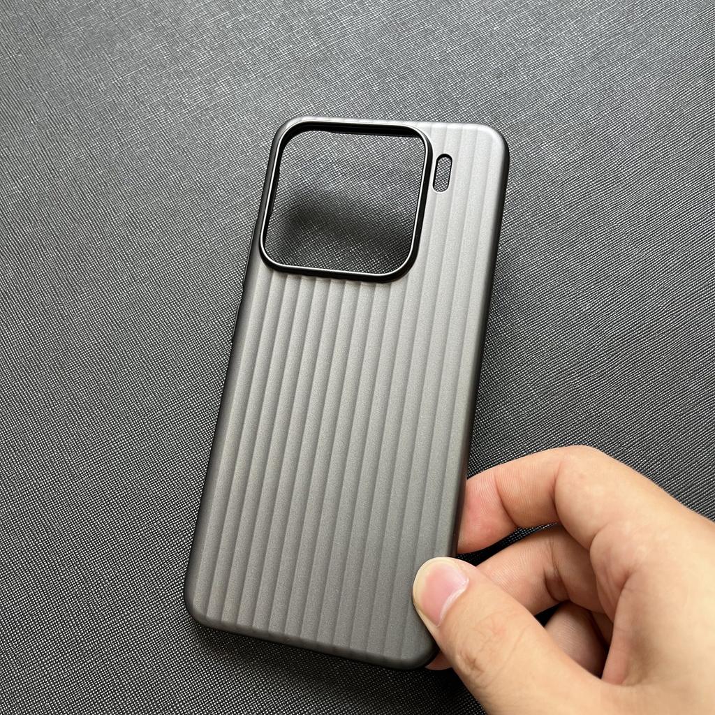 Custodia Magnetica Per Xiaomi 15 Custodia Striscia Opaca Cover Posteriore Rigida Leggera in PC Per Mi 15 Guscio Paraurti Resistente alle Impronte Digitali