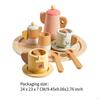 Pretend Play Playset Baby Toys Set Life Skills Simulation Role Afternoon Tea Montessori for