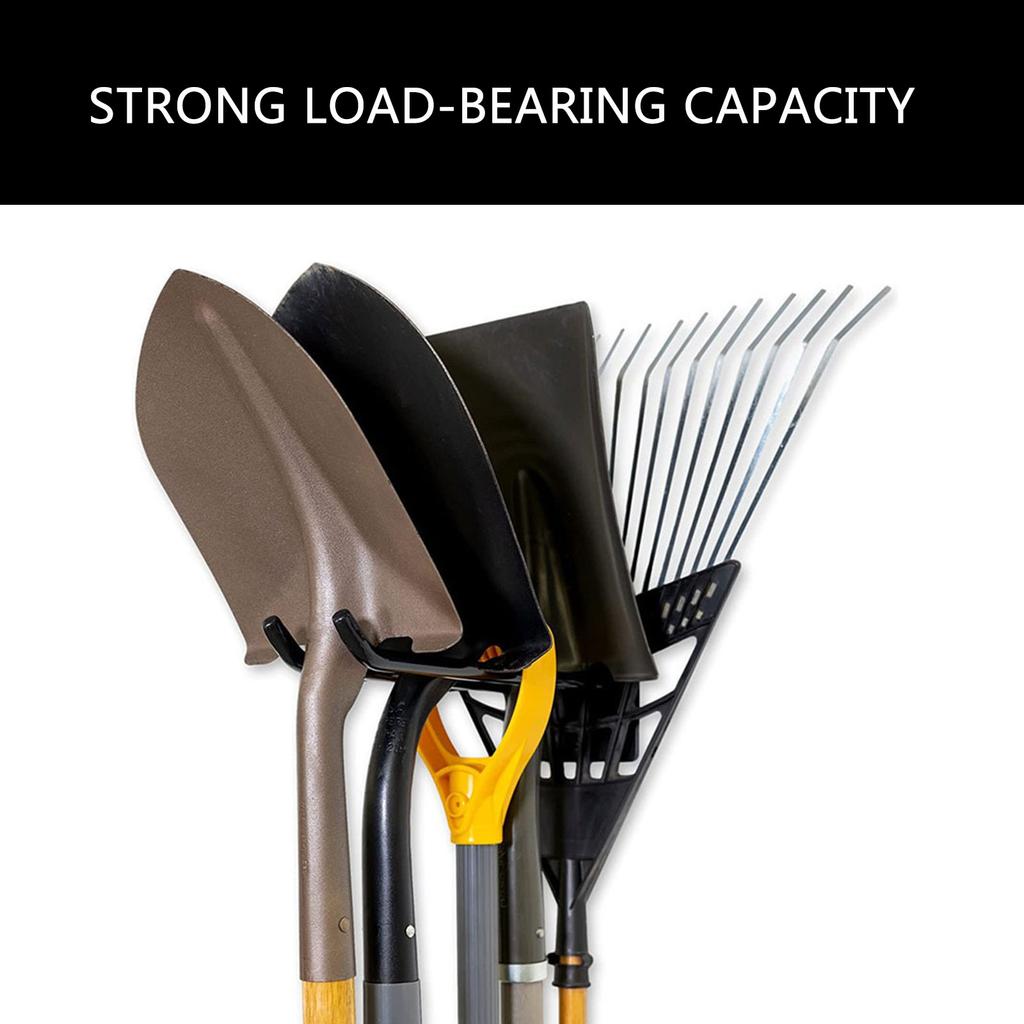Garagenhaken, strapazierfähig, für Gartengeräte, Mopp- und Besenhalter, Wandhaken, Aufbewahrungsorganisation für Werkzeuge in der Garage