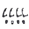 4 Pcs Outside Exterior Door Handle Set 82651 2H000 Glossy Black Outer Door Handles with Front Key Hole