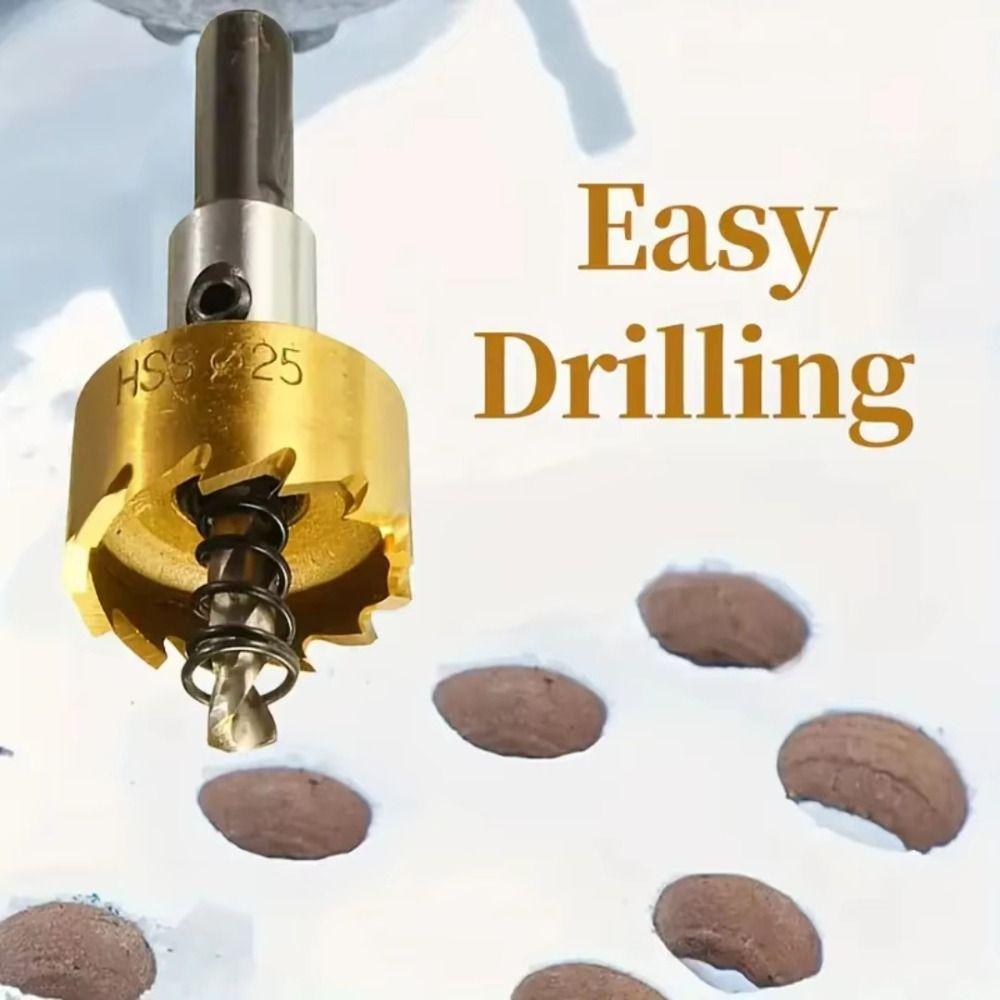Heavy Duty Hole Opener Drill Bits Wear-resistant Drill Bit Set Hole Opener Cutter  Stainless Steel