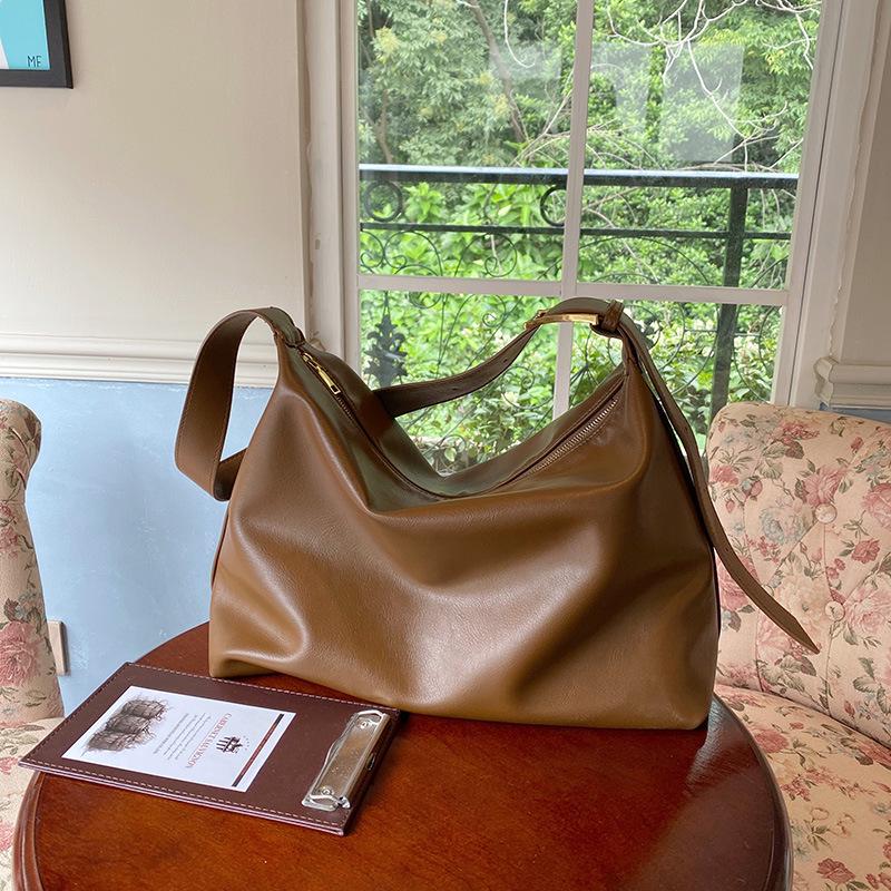 Korean Minimalist Large-Capacity Daily Shoulder & Crossbody Bag for Women 2025