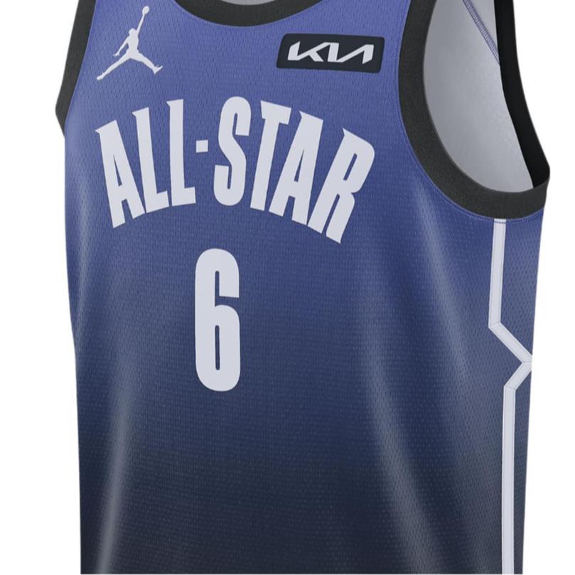 Nike Letter Print Round Neck Sleeveless Basketball Jersey Men Jerseys Sapphire DX6328-511