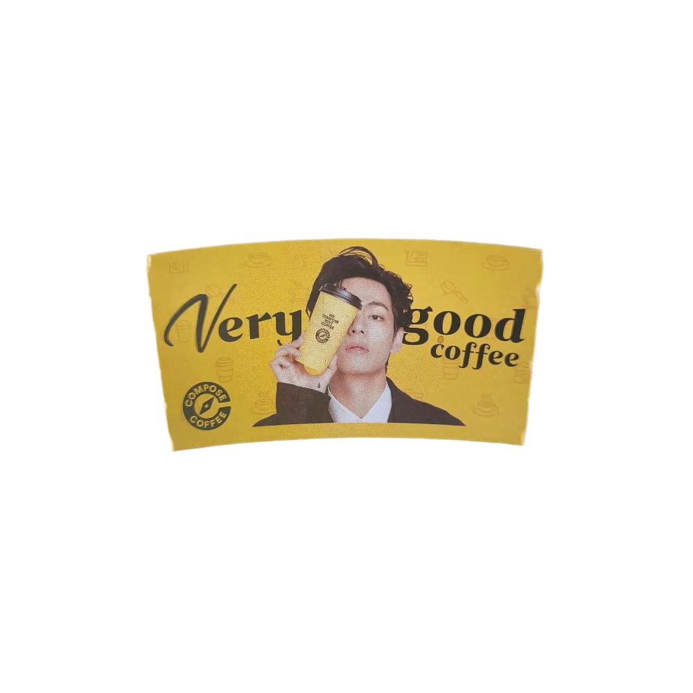 BTS V Compose Coffee Cup Holder 1EA | Limited Event Sleeve