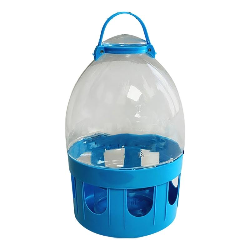 Bird Waterer Durable Automatic Pigeons Water Feeder Drinker with Handle Portable Water Container Easy to Clean