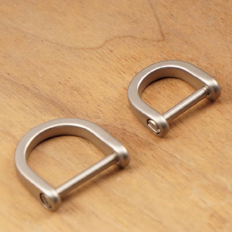 Screw in Shackle Semicircle D Rings DIY Crafts Horseshoe U Shape D Rings Buckle