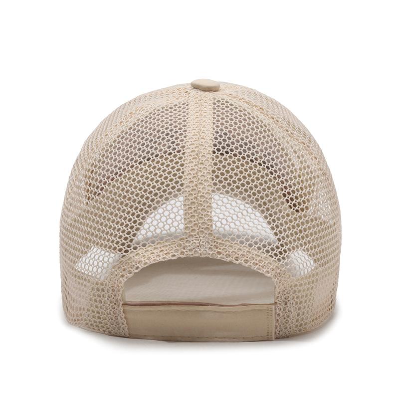 Baseball Cap Women's Men's Hat Mesh Cap Breathable Outdoor Korean Style Trendy Sun Protection Casual Baseball Cap