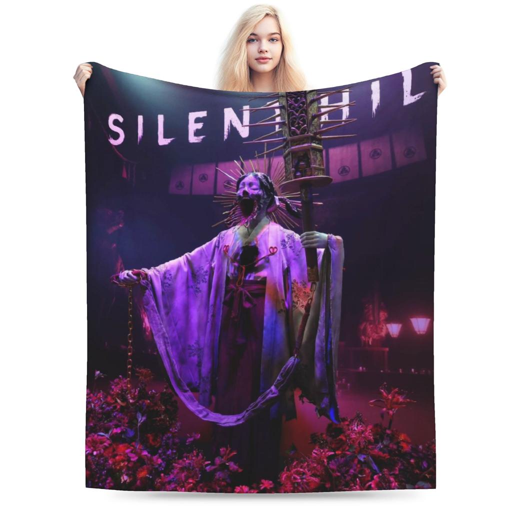 silent hill f horror game 2025 Accessories Blanket Ultra-Soft Fleece Throw Blanket Cozy Bedspread