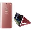 Skal - Samsung - Galaxy A22 5G - Spegel - 360° Skydd - Roséguld Läder