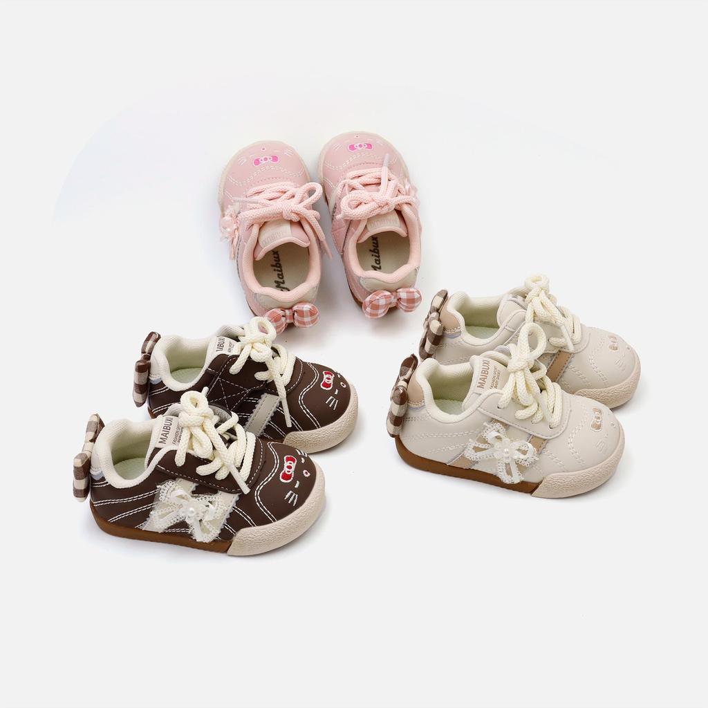 2026 Spring Baby Girls' Cute Fashion Non-slip Pre-walking Soft Sole Casual Shoes