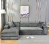 Cover For A 1-Seater Sofa Bed, Gray Velvet