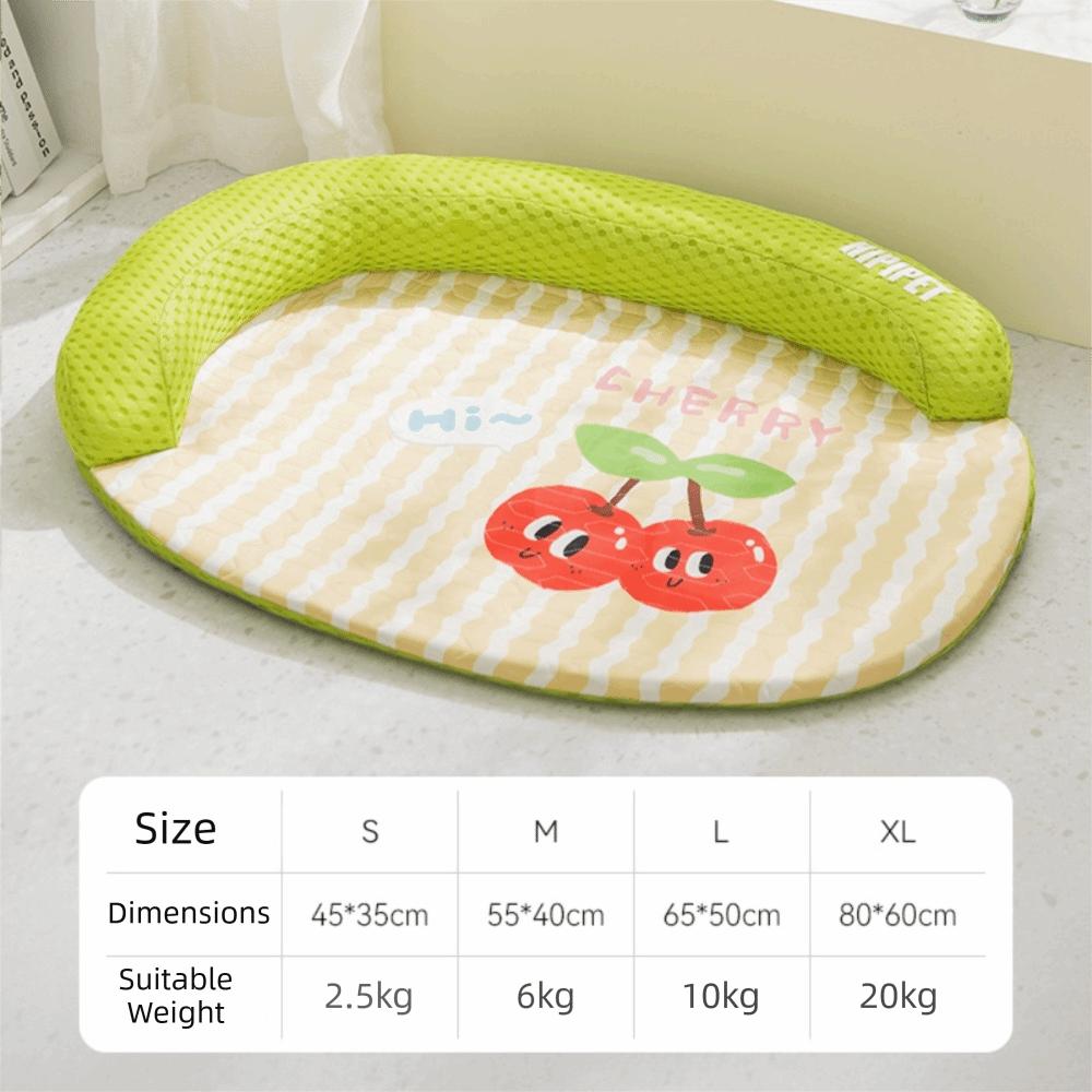 

L-Shape Dog Cooling Mat Ice Pad Dog Sleeping Nest Comfortable Pet Cooling Mat Summer 45x35cm