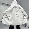 Herbst Männer Mit Kapuze Jacken Drucken Harajuku Windjacke Mantel Männlichen Casual Outwear Hip Hop Streetwear Mäntel