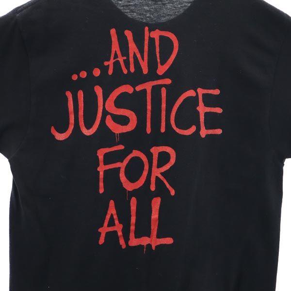 Metallica Camiseta vintage de los 80 con estampado Manga corta Camiseta negra de banda con logo Para hombre Usada