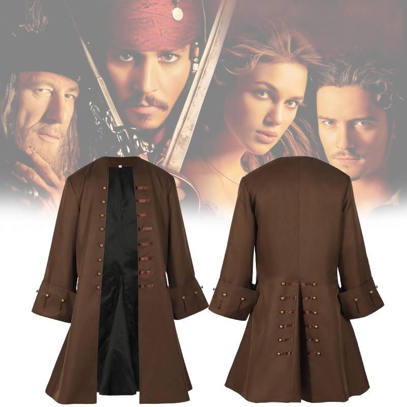 Elegantes Pirates of the Caribbean Piratenkostüm für Erwachsene mit einzigartigem Renaissance-Design