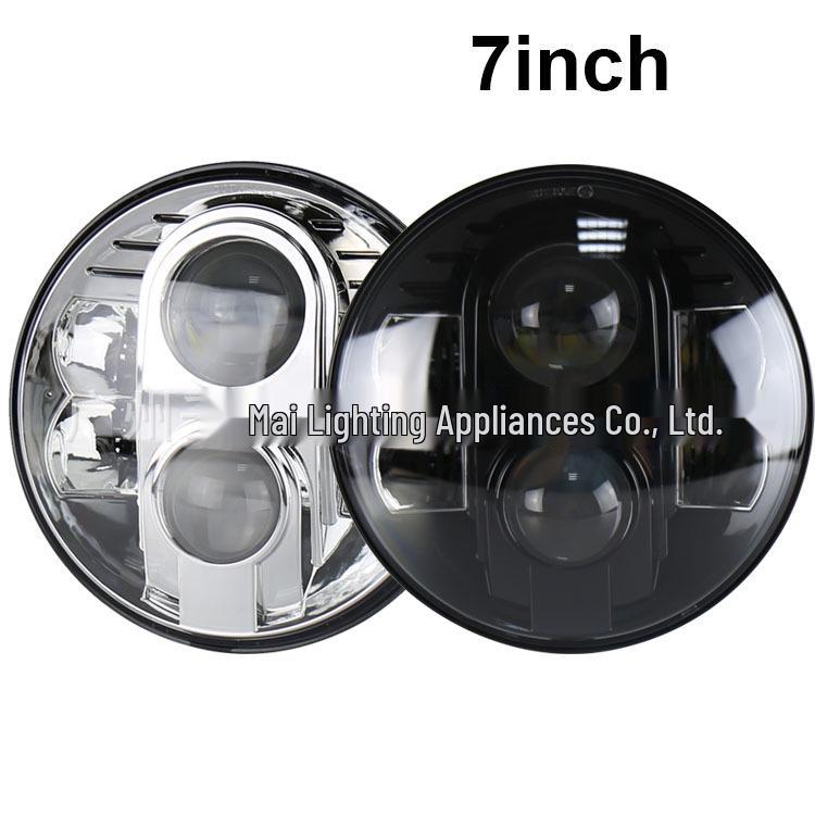 

80 Вт Светодиодная фара высокой яркости для автомобиля, мотоцикла, JEEP, внедорожника, универсальная чёрный